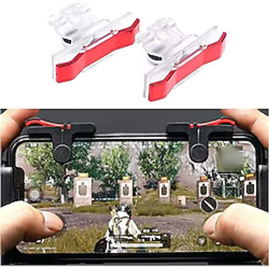 Mobil Oyuncu Tetik Tuşu Pubg Tetik Düğmesi Telefonlar İçin Tetik Ateşleyici Oyun Aparatı