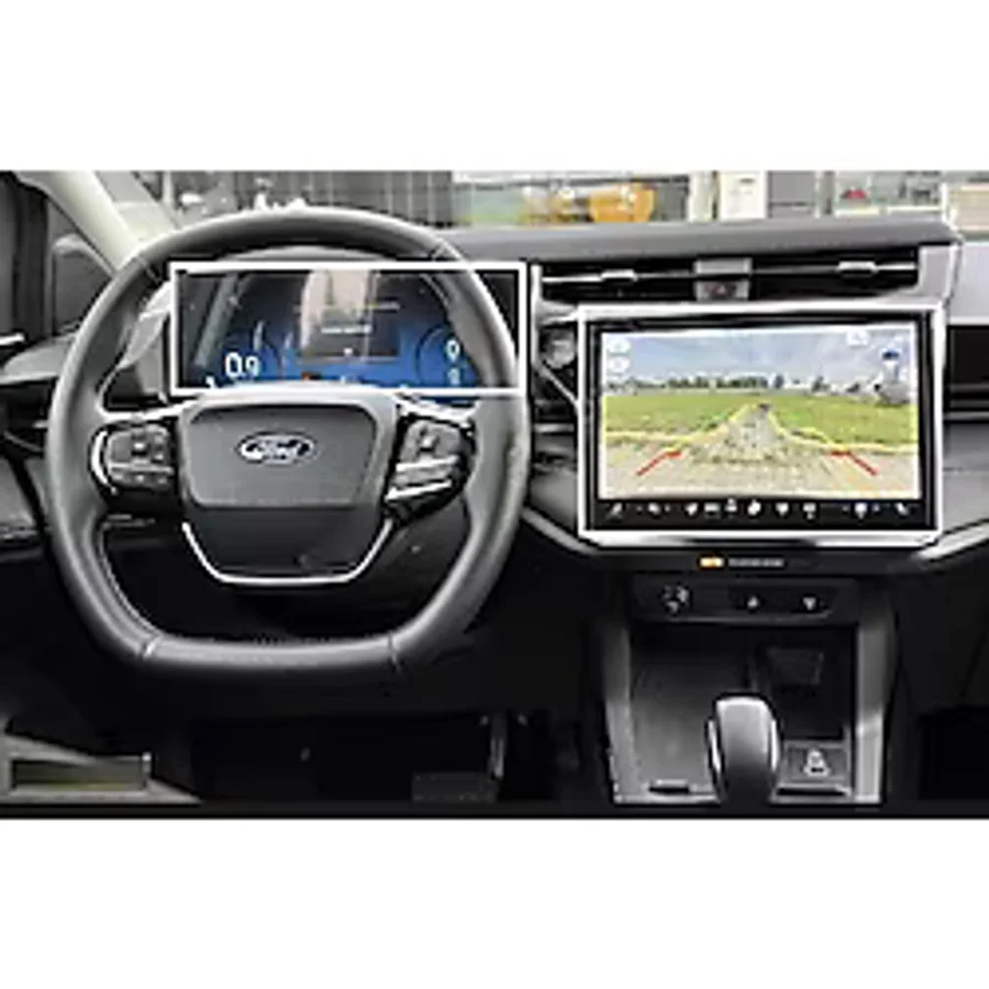 Mobilite Ford Puma 2025 2026 Model Multimedya ve Gösterge Panel Uyumlu 9H Nano Ekran Koruyucu 2li Set