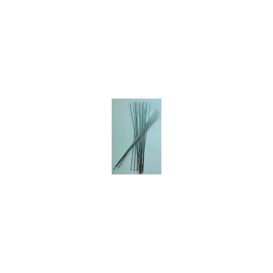 Mobilreyon - 20 Adet Ciğer Şişi, Galvanizli Mangal Ciğer Şiş (Boy:55 Cm,Kalınlık:2 Mm,En:3 Mm)