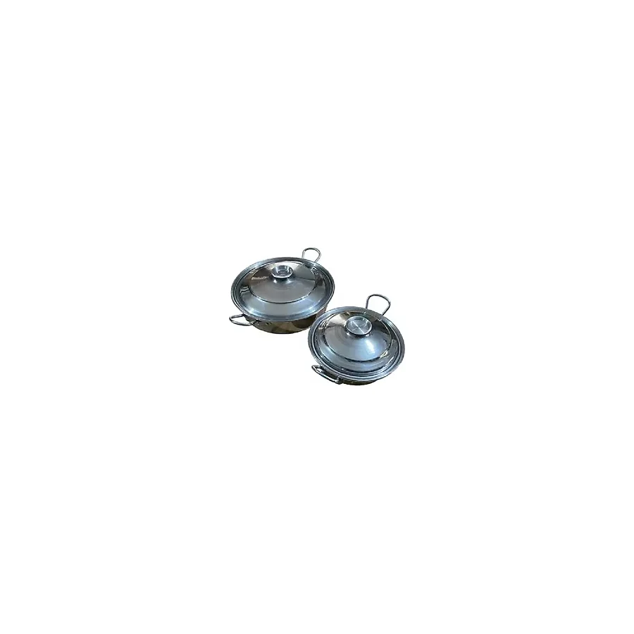 Mobilreyon Alüminyum Kapaklı Kızartma, Pilav, Karnıyarık, Kamp Tavası 28-32 cm 2'li Set