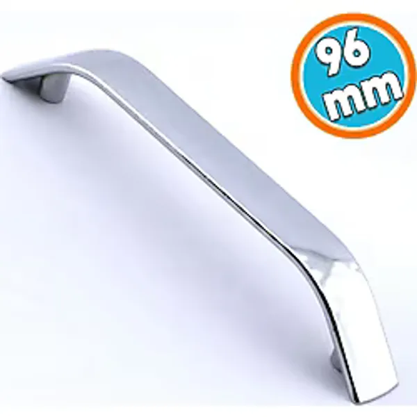 Mobilya Dolabı Mutfak Çekmece Dolap Kapak Kulpları Kulpu Kulbu Krom Renk 96 mm Metal Kulp