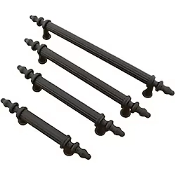 Mobilya Dolap Çekmece Kulp Reyhan 224MM Mat Siyah Renk