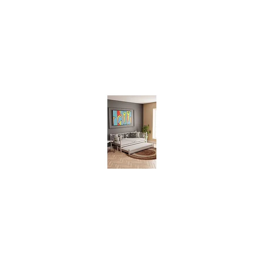 MOBLAY Larissa Yavrulu Daybed Sedir Karyola Beyaz