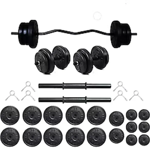 Moccastyle 105 KG Z BARLI Ağırlık Seti 105 Kg Vücut Geliştirme Aleti Halter Seti (100 kg Plaka Ağırlığı)