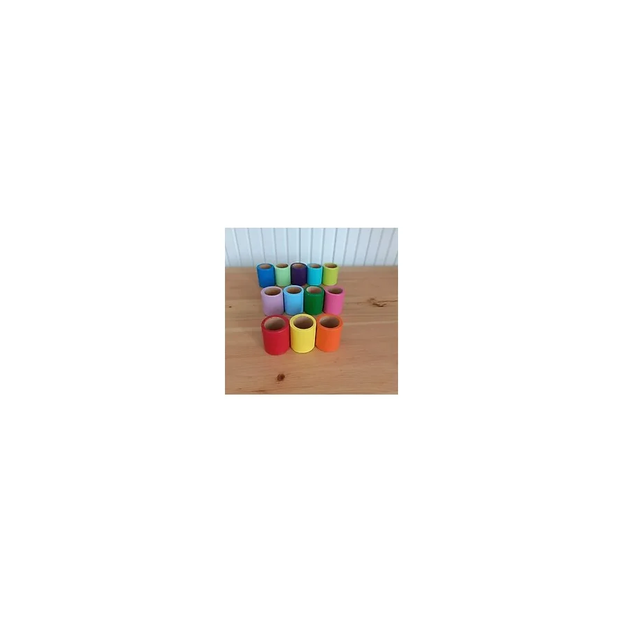 Moccotoys 12 li Waldorf Kaseler (Renkli)