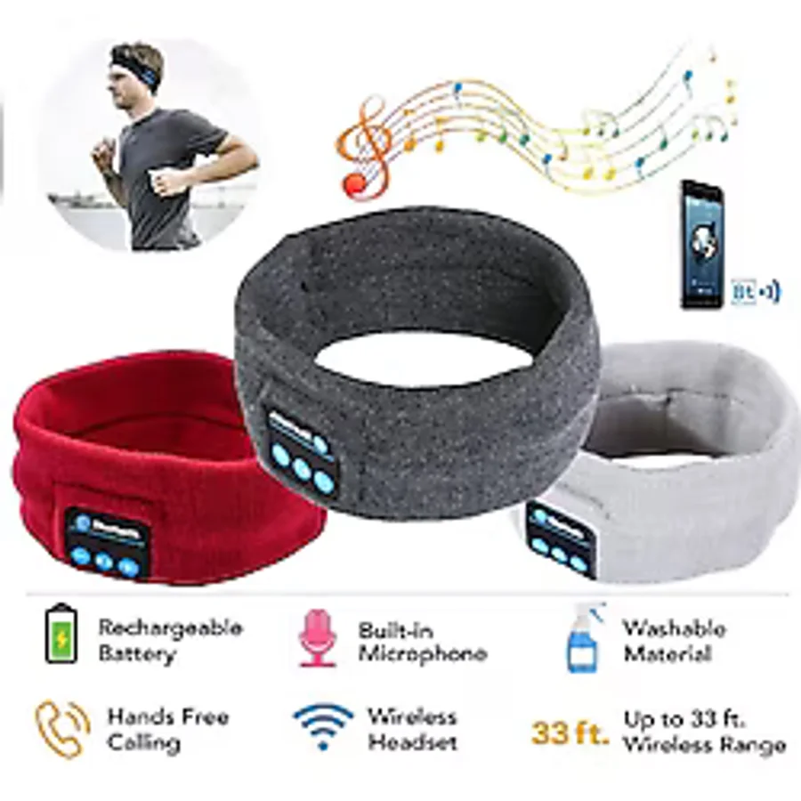 MODA Uyku Spor İçin Kablosuz Bluetooth Kafa Bandı Kulaklık