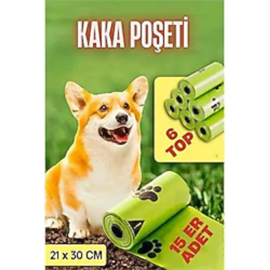 ModaCar Köpek Kaka Poşeti 90 Adet Köpek Dışkı Poşeti