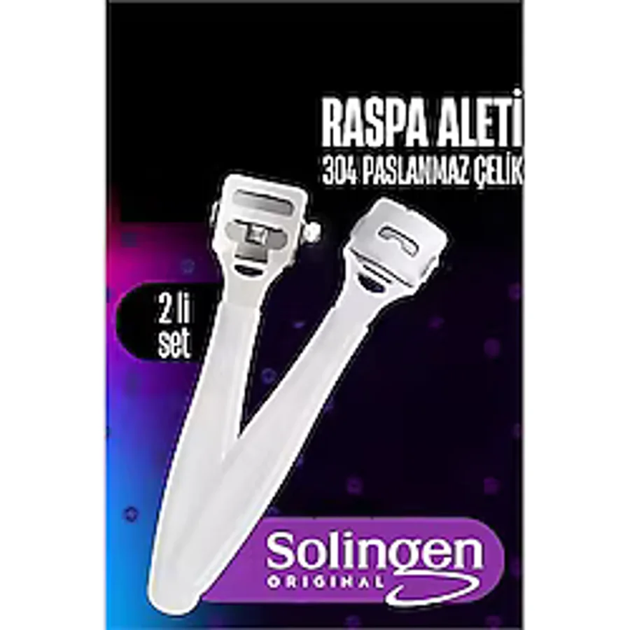 Modacar Raspa Aleti - Jiletli Ayak Topuk Törpüsü 2 adet Solingen Profesyonel