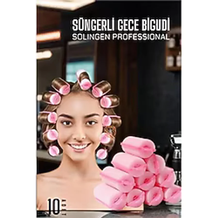 Modacar Süngerli Gece Bigudisi 3 Cm 10 Adet Solingen Professional