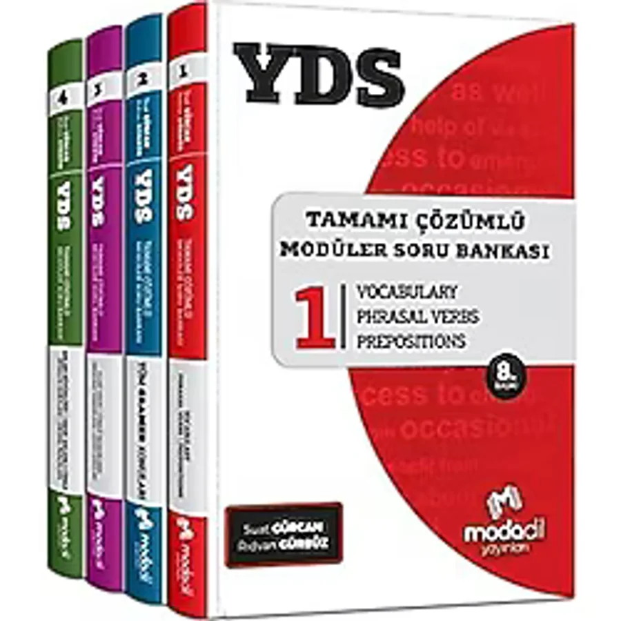 Modadil Yayınları YDS Tamamı Çözümlü Modüler Soru Bankası Seti