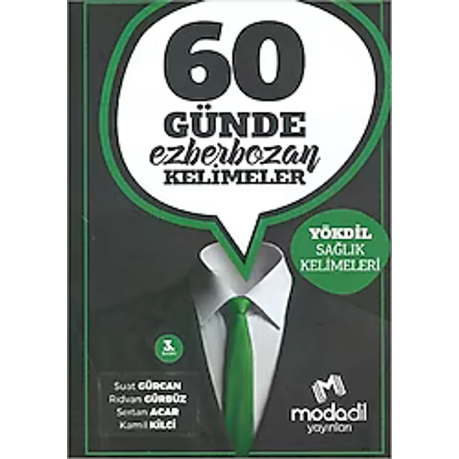 Modadil Yayınları YÖKDİL Sağlık 60 Günde Ezber Bozan Kelimeler
