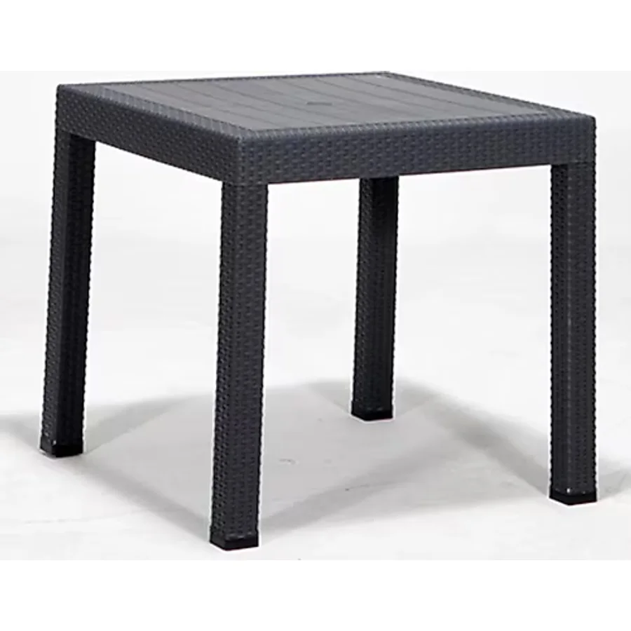 ModaLife 80x80 cm Rattan Bahçe Masası