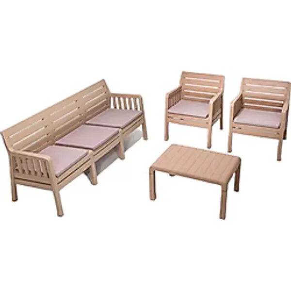 ModaLife Lara Home 3+1+1+Sehpa Bahçe & Balkon Takımı