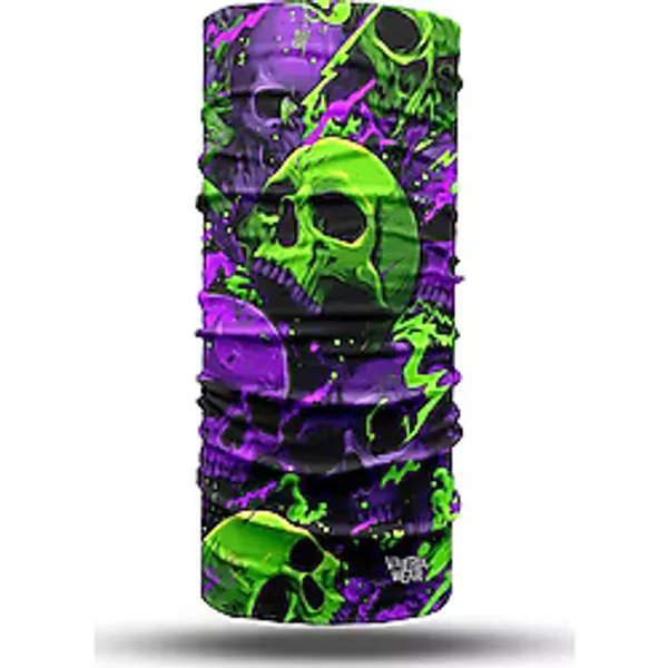 Mode Cool Neon Kabus Desenli Unisex Buff - Motorcu Maske, Boyunluk ve Bandana Outdoor & Kamp Aksesuarı