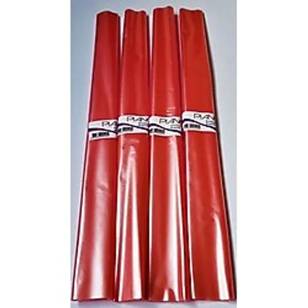 Modellino 4'lü Rulo Piano Buzlu Şeffaf Defter Kitap Kaplığı 40CM x 1,5mt Kaplık - Kırmızı