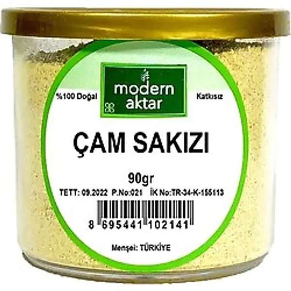 Modern Aktar Doğal Çam Sakızı (Öğütülmüş) 90 gr