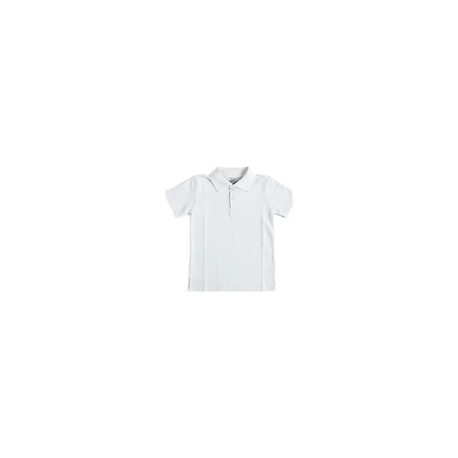 Modomood Beyaz Polo Yaka Kısa Kollu Kız - Erkek Çocuk Okul T-Shirt , 23 Nisan Bayram Tişört