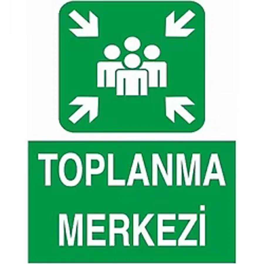 Modülerteknik "toplanma Merkezi" 25x35cm