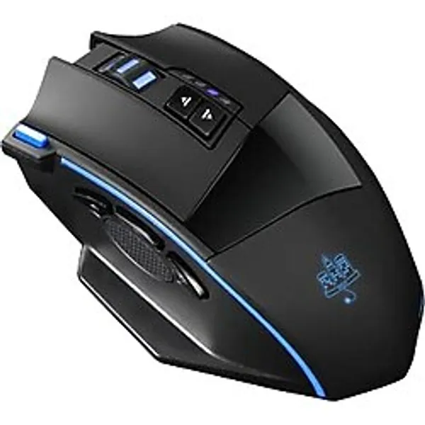 MOJO-HOME MOJO Sessiz Çift Modlu Kablosuz Şarj Edilebilir Oyun Faresi - Ayarlanabilir DPI (1000-4800), Özel Yazılım, Makrolar ve Daha Fazlası ile PC Oyunları için Ultra Hızlı Turnuva Seviyesi Performa