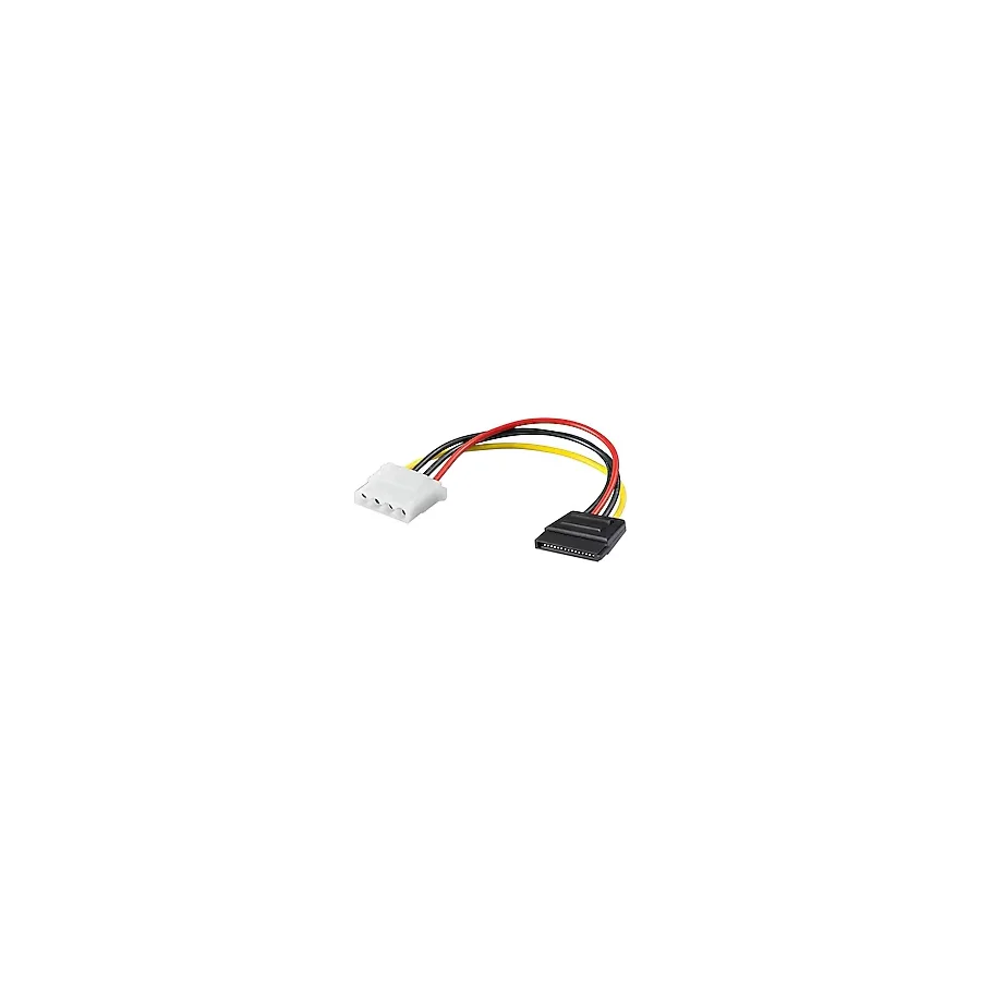 Molex 4 Pin Dişi Power To Sata 15 Pin Dişi Power Çevirici Kablo 30 Cm