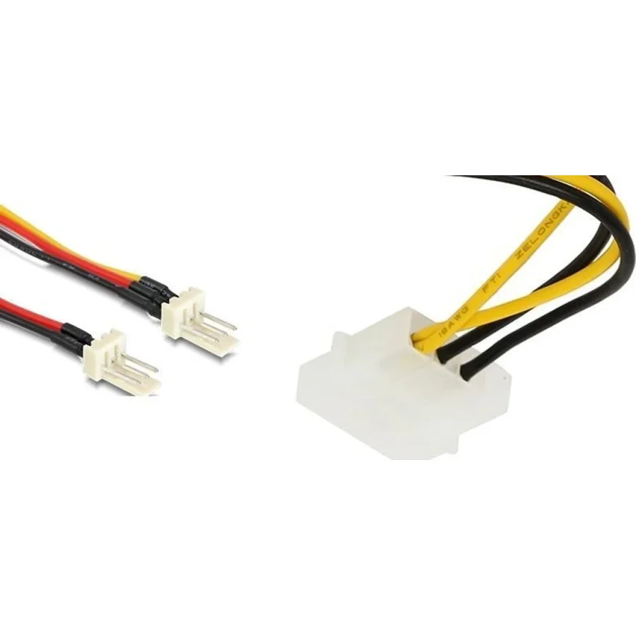Molex to 3 pin Fan Çoklayıcı 2 li