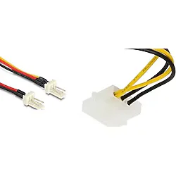 Molex to 4 pin Fan Çoklayıcı 2 li