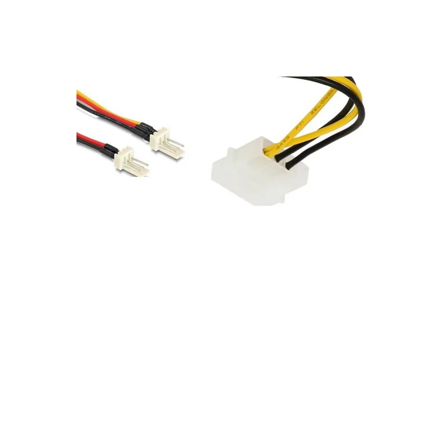 Molex to 4 pin Fan Çoklayıcı 2 li