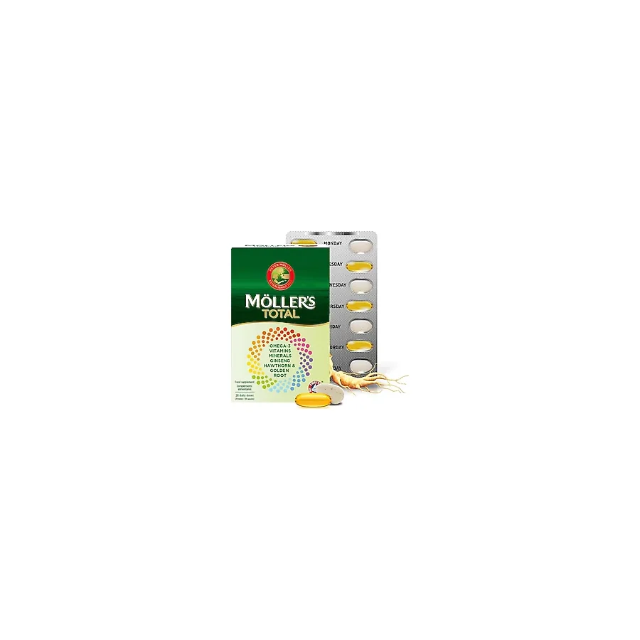 Möller's Total Komple Günlük Tamamlayıcı Omega-3 Epa ve Dha ile Besin Takviyesi 56 Kapsül