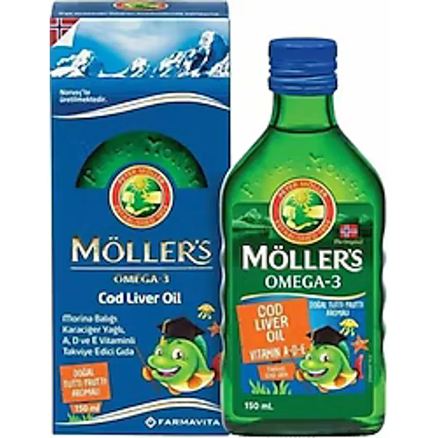 Möllers Omega 3 Tutti Frutti Aromalı Balık Yağı 150 ml Şurup