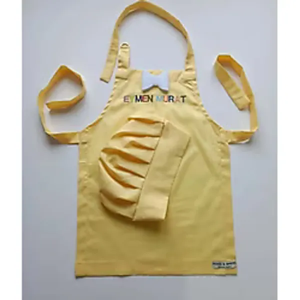 Moms And Babies Çocuk Sarı Mutfak Ve Etkinlik Önlüğü