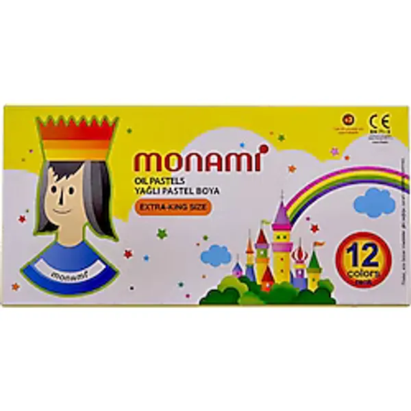 Monami 12'li Yağlı Pastel Boya