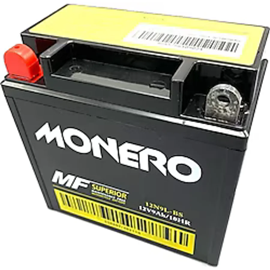 Monero 12N9L-BS MF 12 V 9 Ah Motosiklet Aküsü