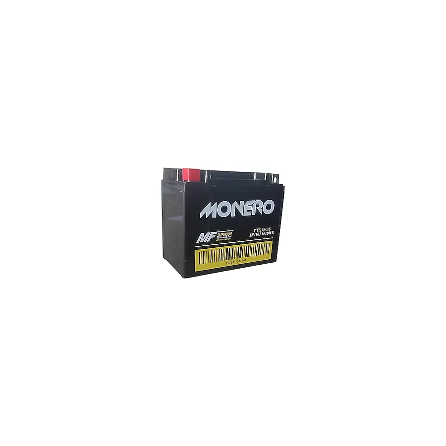 Monero YTX12-BS MF 12 V 10 Ah Motosiklet Aküsü