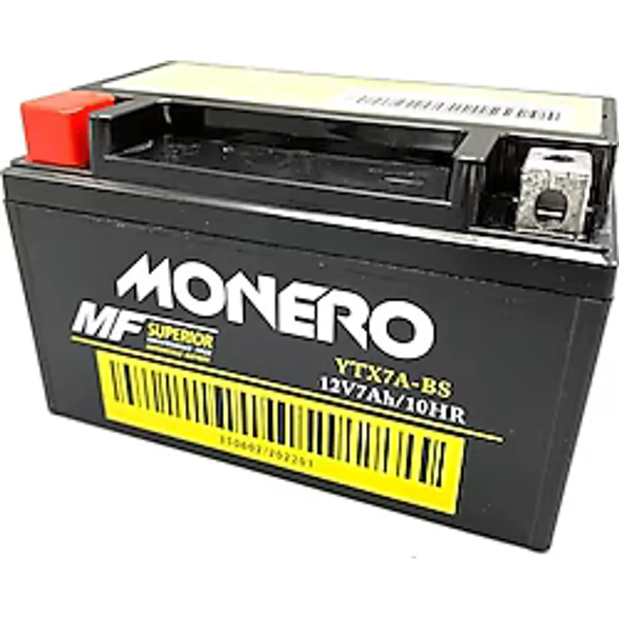 Monero YTX7A-BS MF 12 V 7 Ah Motosiklet Aküsü
