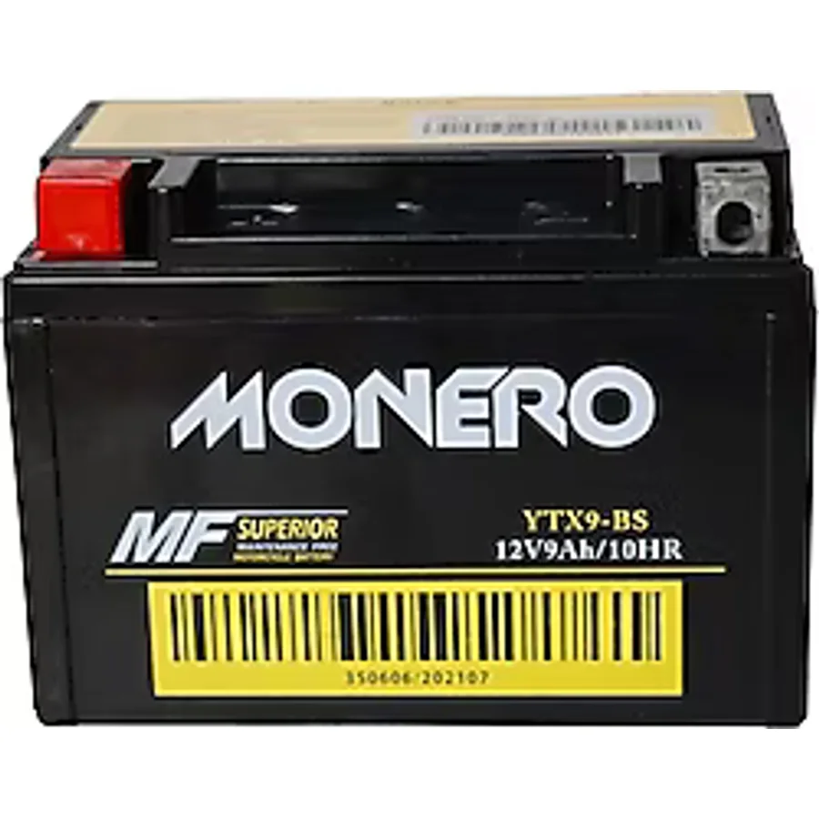 Monero YTX9-BS MF 12 V 9 Ah Motosiklet Aküsü