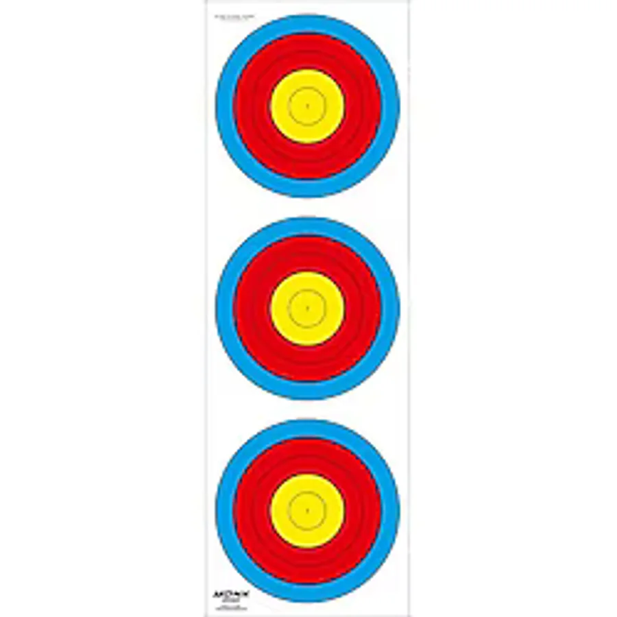 Monk 3X20 cm Spot RC Hedef Kağıdı 10'lu Paket Dayanıklı ve Net Çizgilerle Atış Deneyimi
