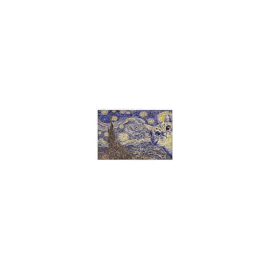 Monnhein Tasarımlı Dekoratif Kapı önü Paspas, Dış Mekan/Ev İçi/Banyo/Mutfak/Yatak Odası/Giriş Paspasları (Sonsuz Gece Cat, 45X70)