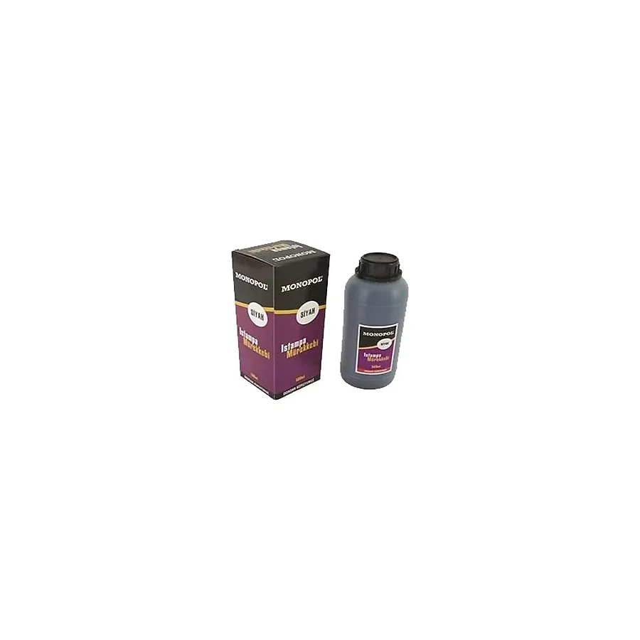 Monopol Istampa Mürekkebi Siyah 500 Cc x1124