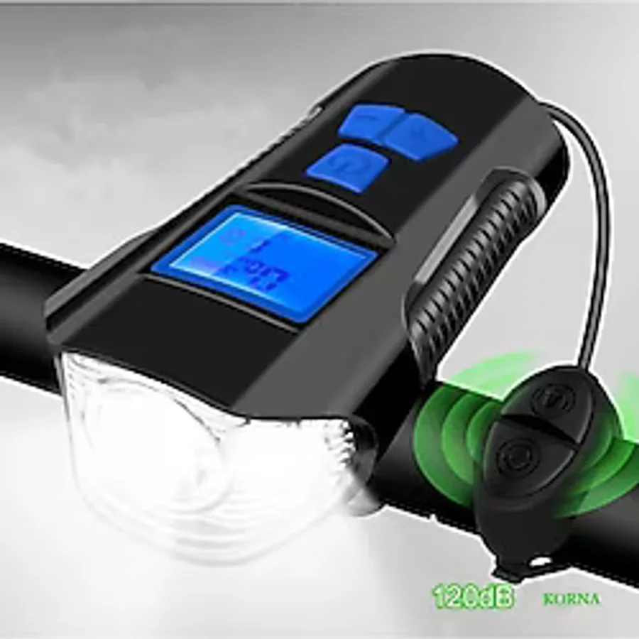 Monozone Bisiklet Hız Göstergesi Km Sayaç Fener Korna Lcd Ekran