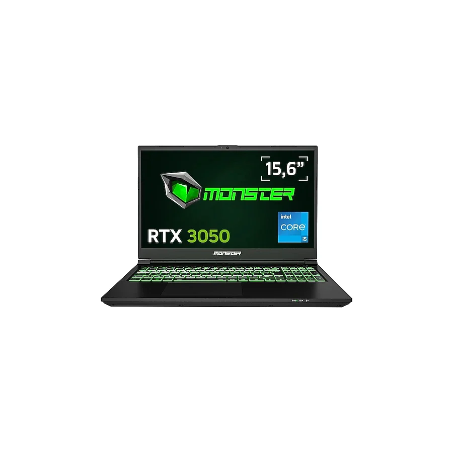 Monster Abra A5 V21.6.6 i5-13420H 8 GB 500 GB SSD RTX3050 15.6" FreeDOS Full HD Gaming Laptop