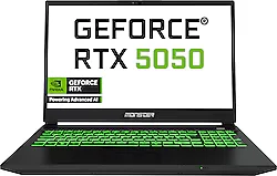 Monster Abra A5 V22.1 i7-13620H 16 GB 500 GB SSD RTX5050 15.6" FreeDos Full HD Gaming Laptop