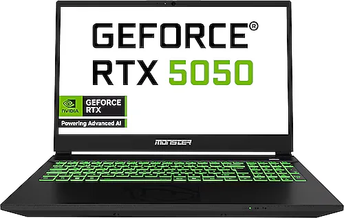 Monster Abra A5 V22.1 i7-13620H 16 GB 500 GB SSD RTX5050 15.6" FreeDos Full HD Gaming Laptop