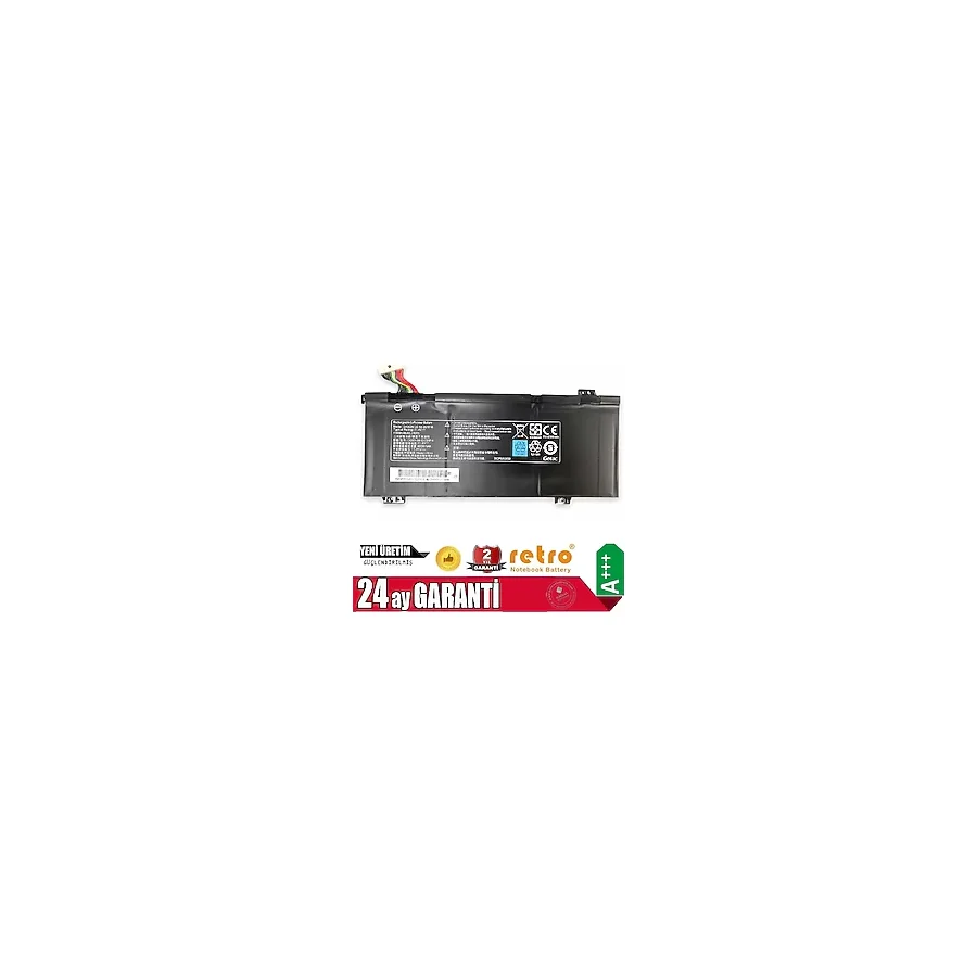 Monster Abra A7 V11, Tulpar T5 V17 Gk5cn Notebook Bataryası, Laptop Pili - 3cell - 3400mah / Rtf-002