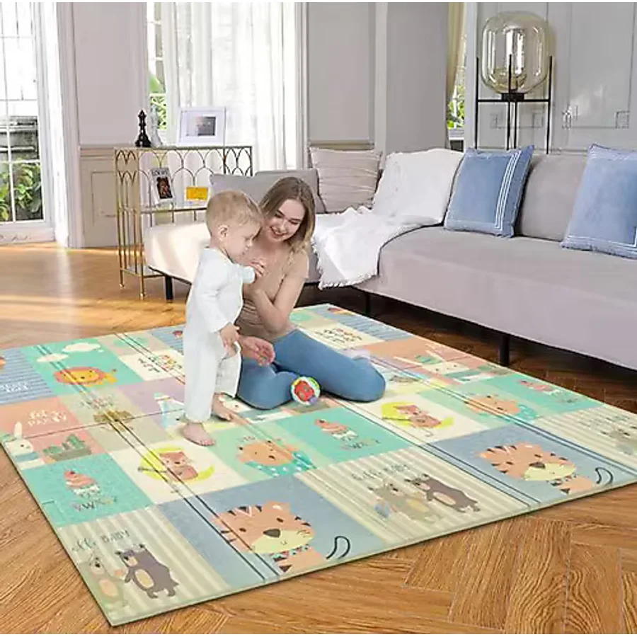 MooieBaby's Forest City 150x180 cm Katlanabilir Oyun Matı