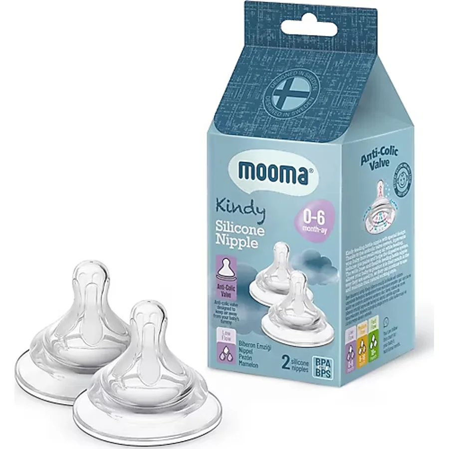 Mooma Kindy 0-6 Ay 2'li Biberon Emziği
