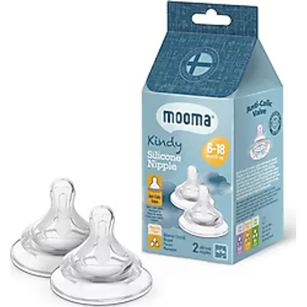 Mooma Kindy 6-18 Ay 2'li Biberon Emziği