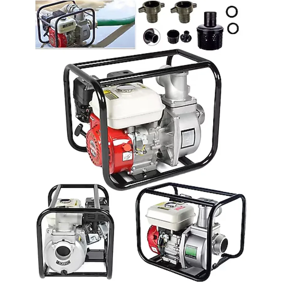 Moonshop Alman 9 Hp Turbo Benzinli Su Motoru Motopomp 2 Parmak Yakıt Cimrisi 2 Inc-benzinli-su