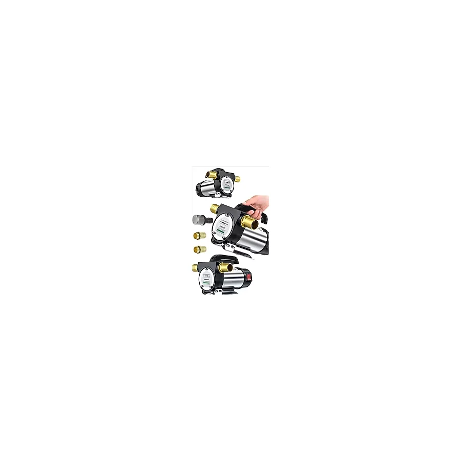 Moonshop Pro Seri 12V Kendinden Emişli Taşınabilir Yakıt Sıvı Yağ Aktarma Mazot Pompası Paslanmaz Gövdeli