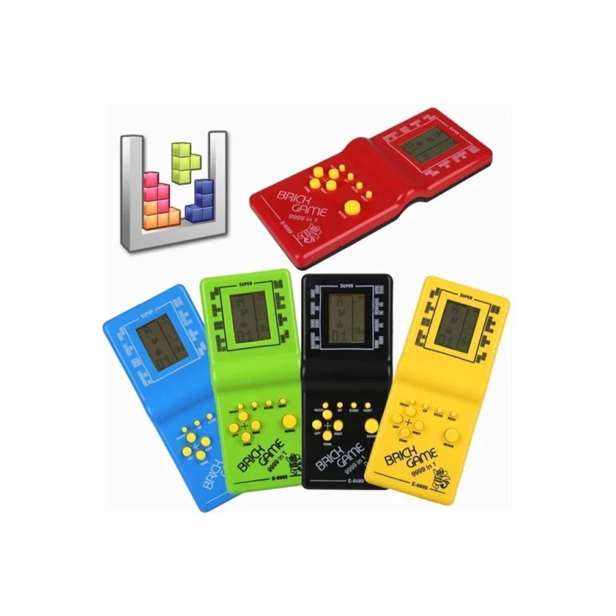 MoonsS Nostalji Oyuncak El Atarisi Orjinal Tetris Brick Game Kırmızı Renk