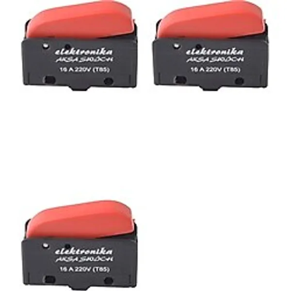 Moonstar Ütü Mikrosiviç Sy Ms 4929 3'lü Paket Sanayi Tipi Buharlı Ütü Mikro Switch Yedek Parça 3 Adet